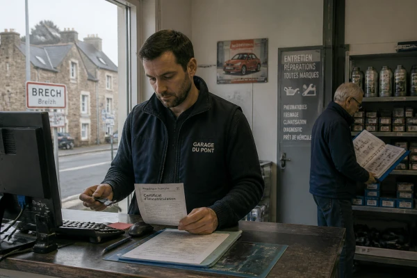 Carte grise auray